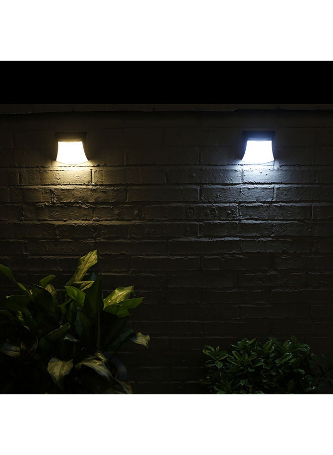 NIBEMINENT Solar Powered Garden Lamp White 13.5x4.5x10.5centimeter  - Image 2