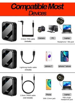 NIBEMINENT Wireless Lavalier Microphone, TikTok Live Mobile Video Recording 2.4G Noise Reduction Mini Microphone for Live Video, Recording Vlog, Interview, Online Classroom  - Image 4