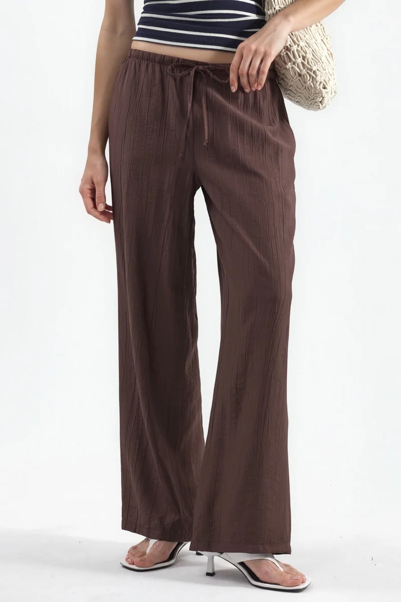 BUSEM Women's Wide-Leg Woven Trousers