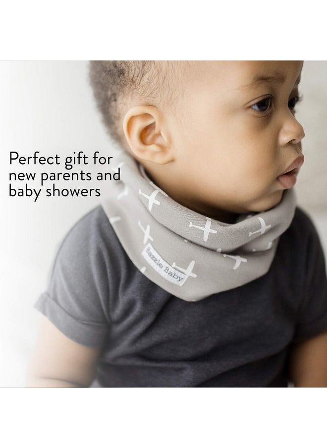 Bazzle Baby - Bazzle Baby Drool Bibs for Toddler Adjustable Snap Closure, Baby Bandana Drool Bib, Infinity Scarf, Double-Layer to absorb drool Bandana Bib for 3-36 Months - Image 1