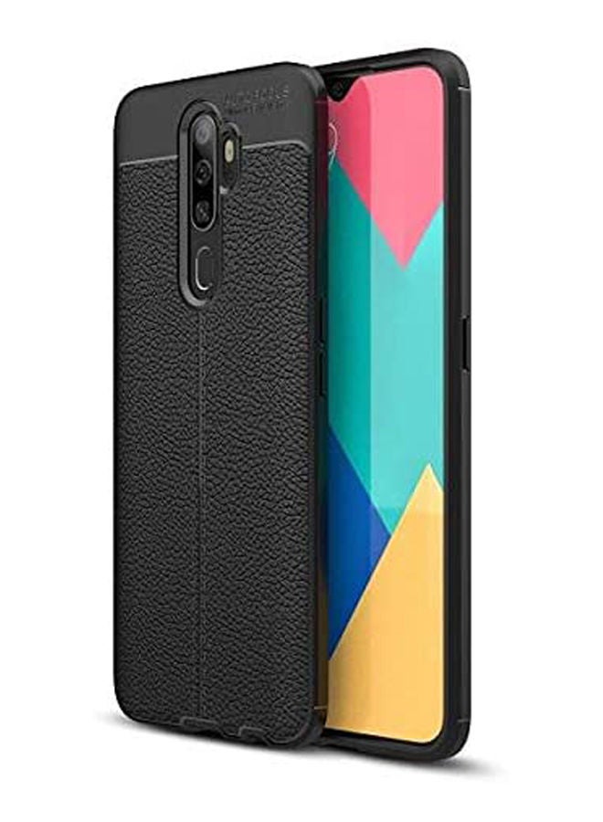 NIBEMINENT Case For Oppo A9 2020 Double Layer Professional Anticollision Cover Durable Four Corners Thickened Black - Image 1