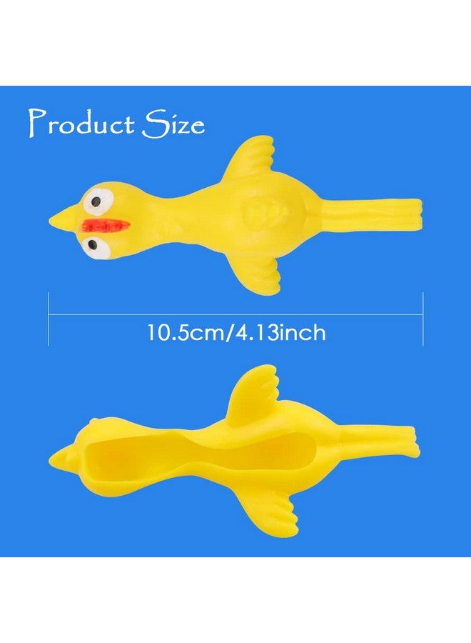 TCOTBE 10 Pack Slingshot Chicken,Slingshot Chicken Rubber Flick Flying Chicken,Funny Christmas, Flingers Stretchy Game For Boys And Girls Party Favor School Activity Fun Present - Image 3