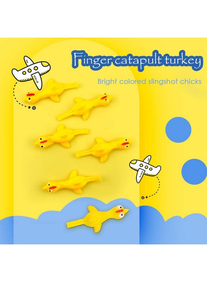 TCOTBE 10 Pack Slingshot Chicken,Slingshot Chicken Rubber Flick Flying Chicken,Funny Christmas, Flingers Stretchy Game For Boys And Girls Party Favor School Activity Fun Present - Image 4