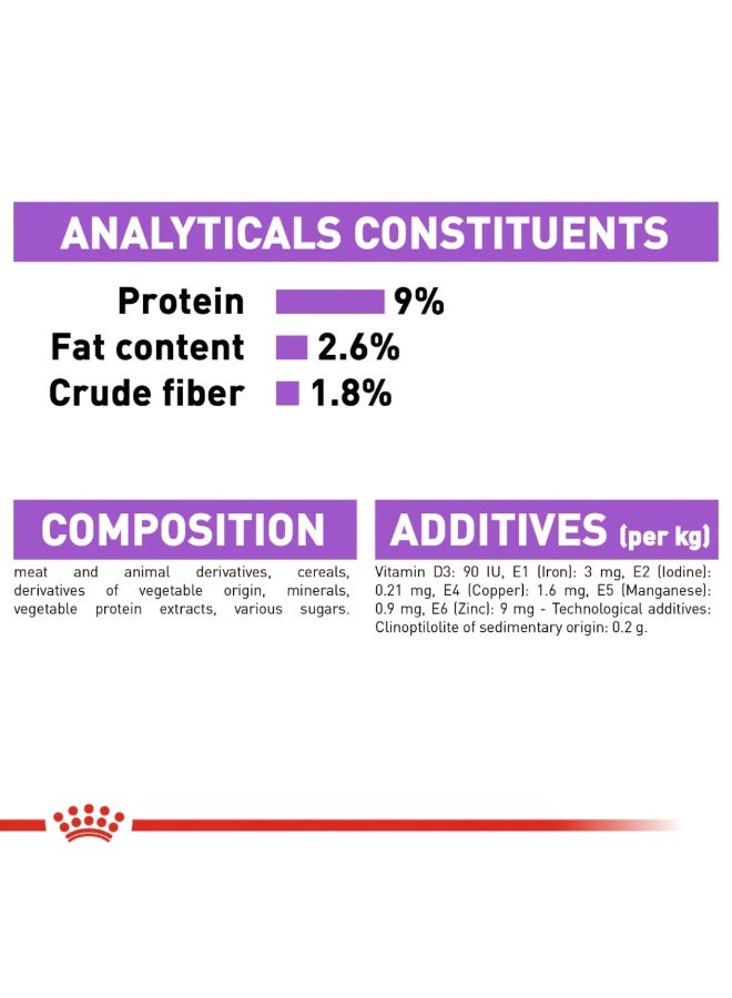 Royal Canin Sterilised Wet Cat Food in Gravy 85g x 12 Pouches – Weight Control & Urinary Health for Adult Sterilised Cats - Image 4