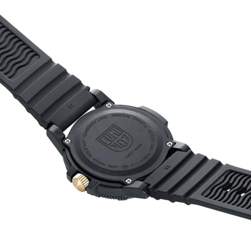 Luminox Leatherback SEA Turtle Date Analog Dial Color Black Men's Watch - XS.0325 - Image 4