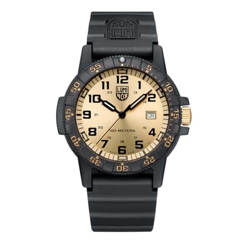 Luminox Leatherback SEA Turtle Date Analog Dial Color Black Men's Watch - XS.0325 - Image 1
