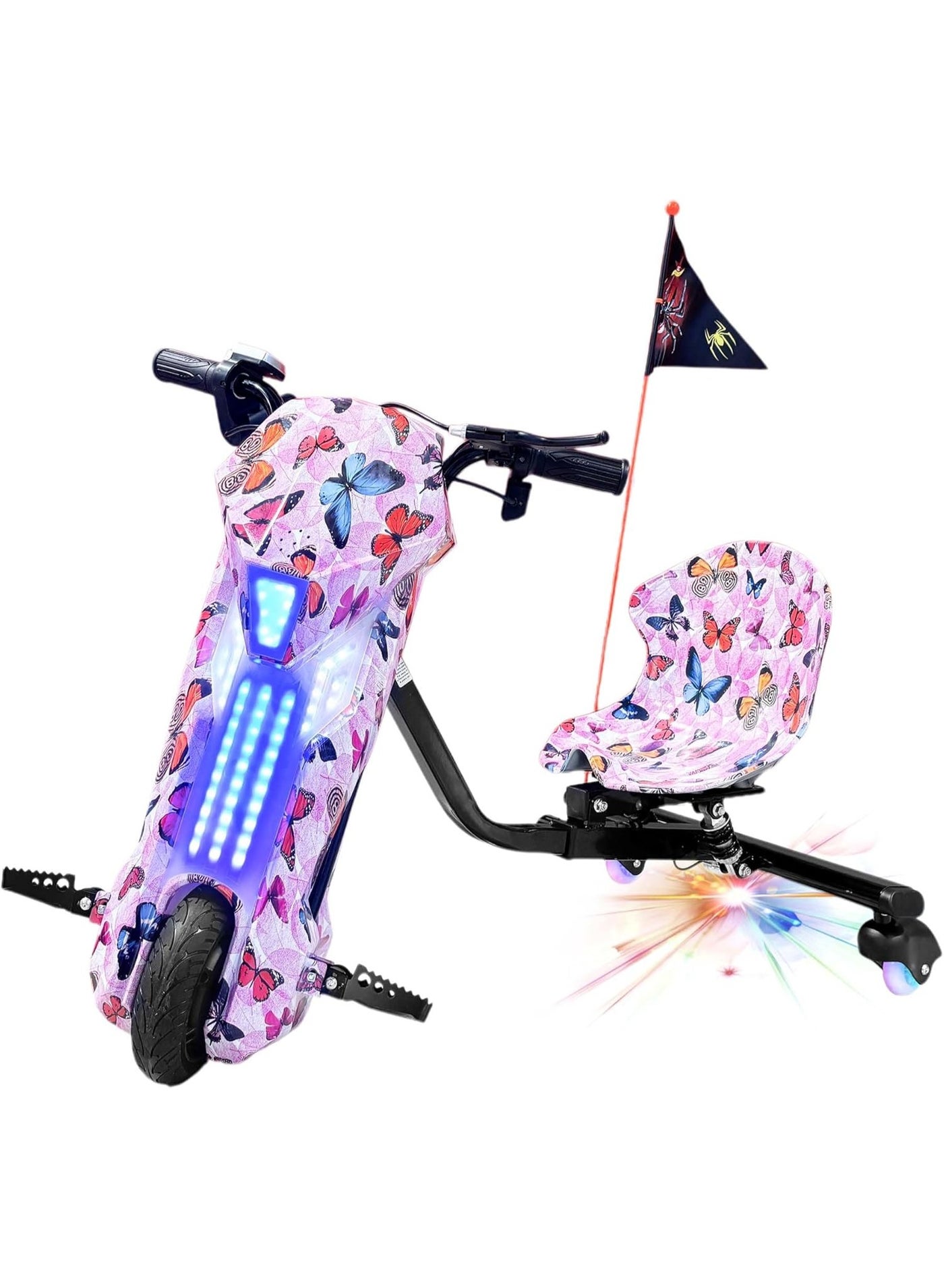 D02 Drift Car, Electric Drift Car, Drift Trike, Electric Drift Trike, Drift Scooter, Drift Kart, Electric Drift Kart, Ride On Drift Car, Kids Drift Car, Electric Ride On Car, Kids Electric Vehicle, Ride On Toy Car, Battery Powered Drift Car, 18KM/H High Speed Drift Car, LED Lights Drift Car, RGB Lights Drift Trike, Drift Car with Bluetooth Speaker, Rechargeable Battery Drift Car, Powerful Motor Drift Scooter, Wide Rear Wheels Drift Trike, Electric Drift Car for Kids Boys Girls Teens, Outdoor Ride On Drift Toy, Racing Drift Vehicle for Children Butterfly