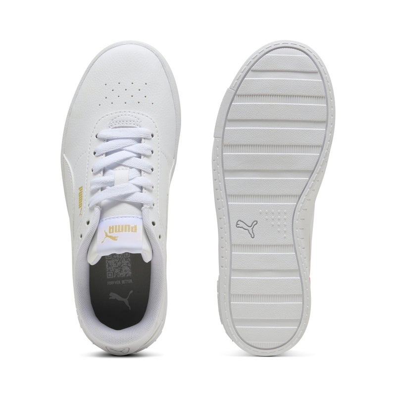 PUMA Jola Boys White Sneakers - Image 4