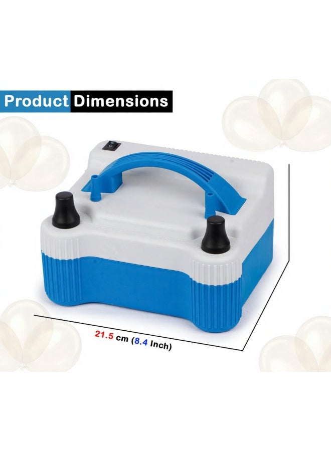 حديقة الألعاب مضخة بالونات كهربائية محمولة عالية القوة - آلة نفخ هواء مزدوجة الفوهة مع نوع قابس إماراتي - Image 3