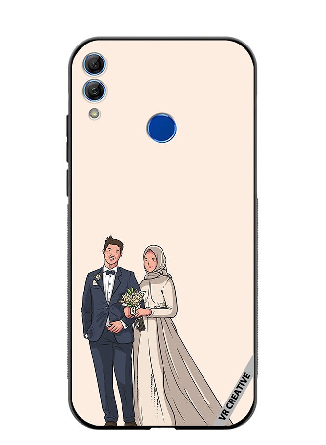 VR CREATIVE Protective Case Cover For Honor 10 Lite Wedding Design Multicolour