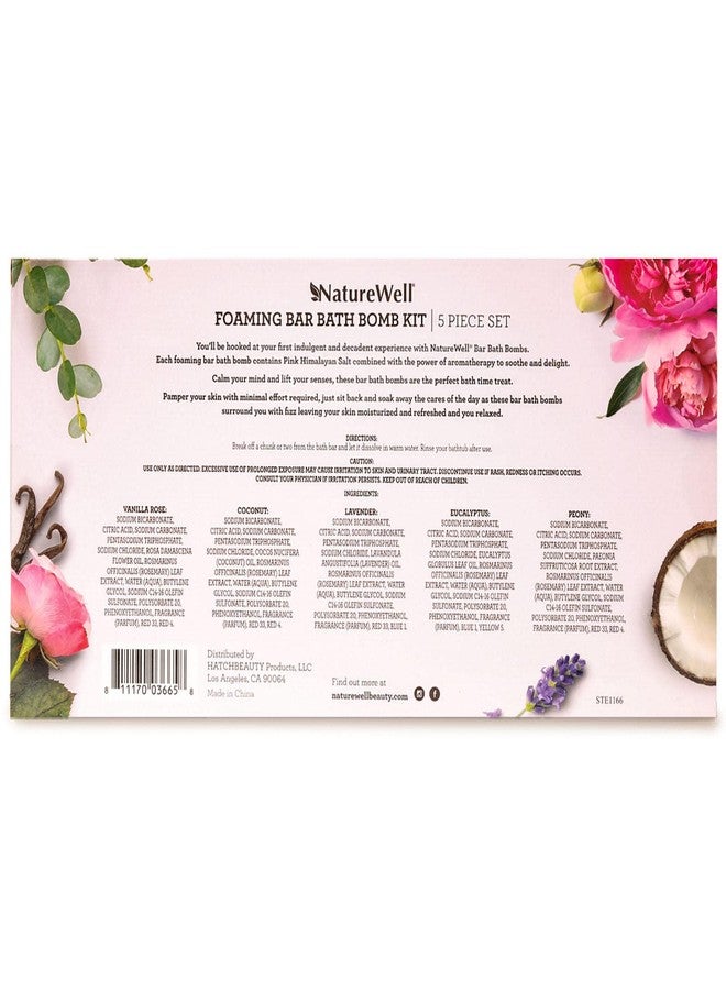NATURE WELL NatureWell Foaming Bath Bomb Kit, 5 Pack, 12.35 Ounces - Image 2