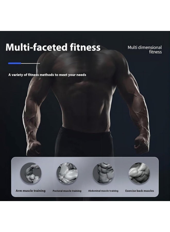 دي إم جي تك مدرب ذراع تويستر وموسع للصدر على شكل حرف U - زنبرك فولاذي قابل للتعديل 3 مستويات مع مقابض مضادة للانزلاق وتصميم مضاد للقرص، لتمرين عضلات الصدر الخلفية ذات الرأسين، مدرب قوة محمول في صالة الألعاب الرياضية المنزلية - Image 4