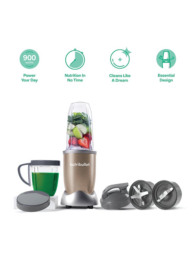 Pro series Multi-Function High Speed Blender 7 Piece Set 900 ml 900 W NB9-1012 Copper Grey