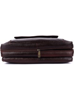 LAVERI LEATHER LAVERI Laptop Bag for Men - Leather Messenger Bag for Office - Fits up to 15 Inch Laptop - Shoulder Bag with Multiple Compartments - Executive Leather Bag for Work/Travel/Casual -2819  - Image 5