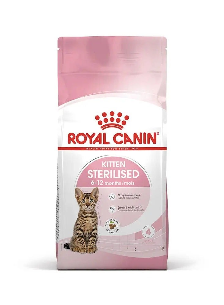 ROYAL CANIN FELINE HEALTH NUTRITION KITTEN STERILISED CAT FOOD 2 KG - Image 1