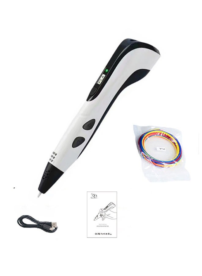 3D Printing Pen Set for Kids, 3rd Generation with PLA Filament Refills, With Adjustable Speed And Temperature (USB Plug) Creative Toy, Great Arts Crafts Gift for Kids & Adults