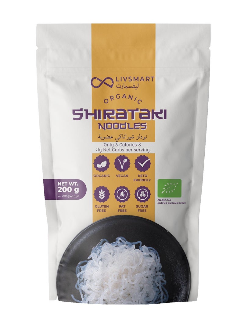 Livsmart Organic Shirataki Noodles 200g - Image 1