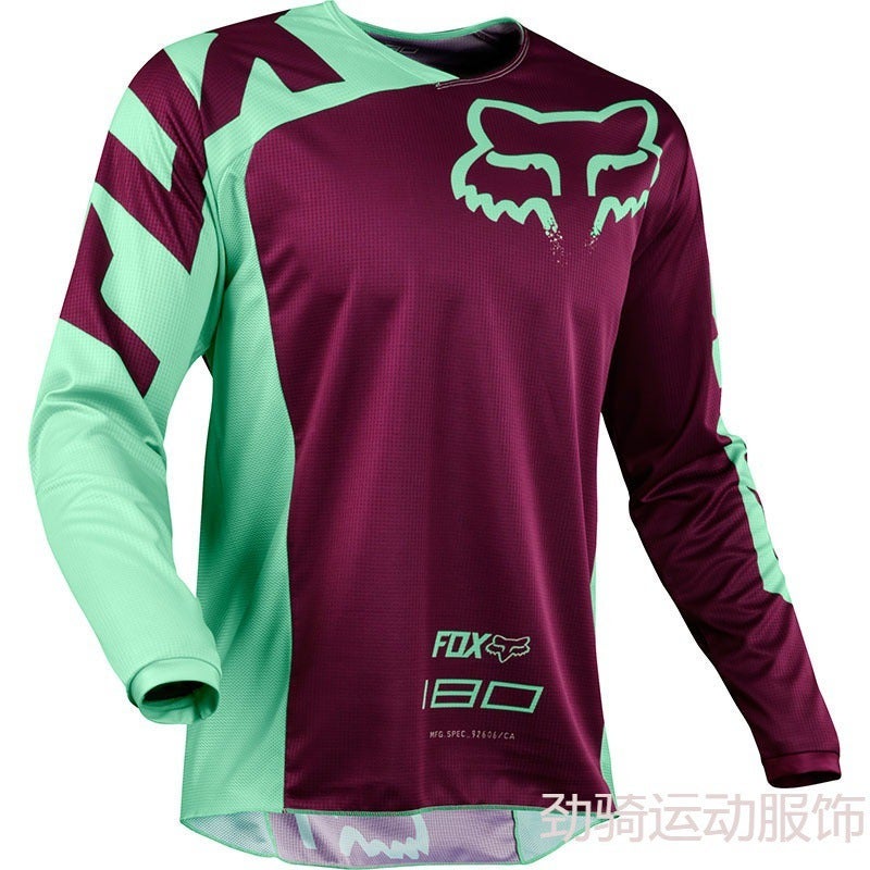 Wu Pin Pai Fox Style Mountain Bike Downhill Riding Jersey Top for Men Summer Motocross Shirt Breathable Cycling Apparel - Image 5