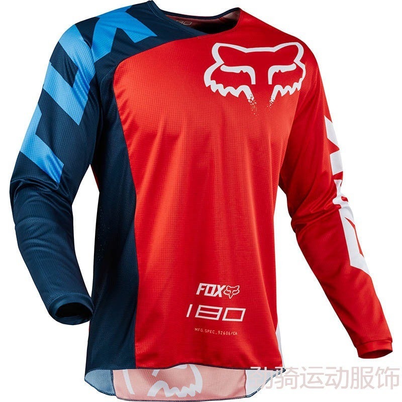 Wu Pin Pai Fox Style Mountain Bike Downhill Riding Jersey Top for Men Summer Motocross Shirt Breathable Cycling Apparel - Image 3