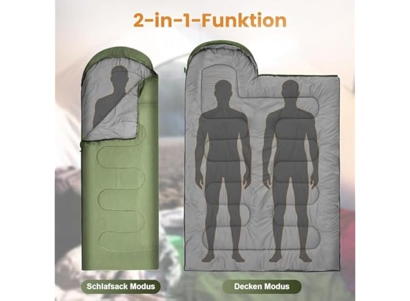 Camping Sleeping Bag - Lightweight sleeping bag for adults, boys, and girls; waterproof camping gear for travel and outdoor use. - Image 4