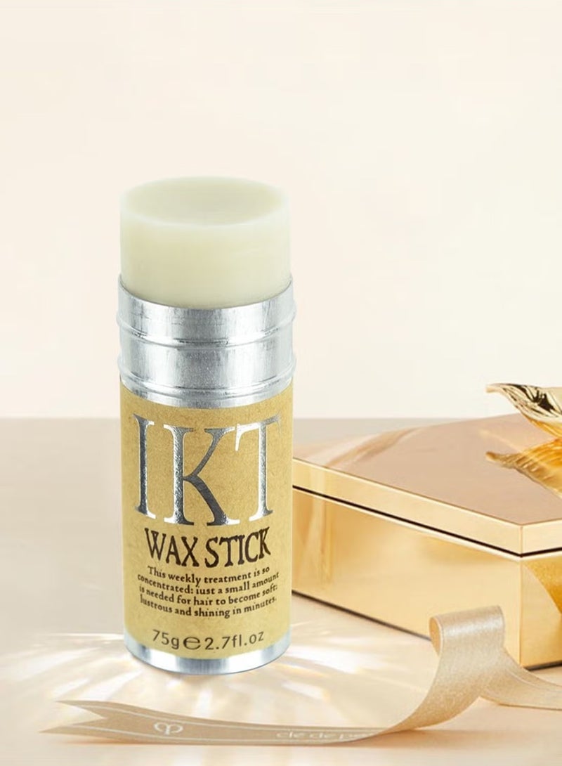 اي كي تي عصا شمع الشعر قوية وطويلة الأمد، شمع تصفيف غير دهني للشعر المجعد ذو الحواف المتطايرة مناسب للجنسين - Image 2