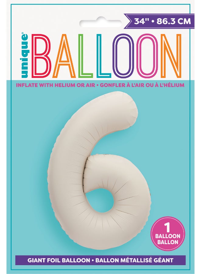 Unique بالون فويل ماتي نود 34 بوصة - Image 2