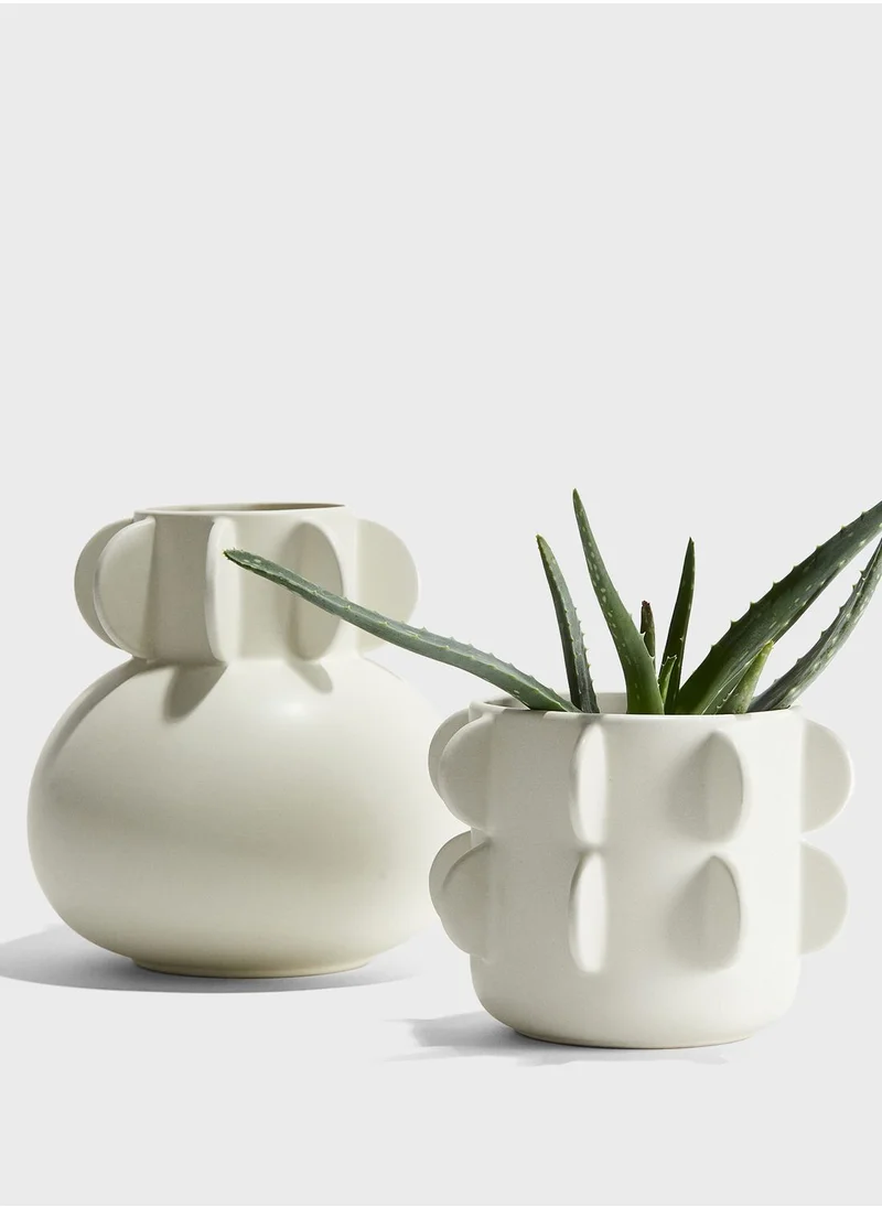 H&M Reactive-Glaze Stoneware Vase