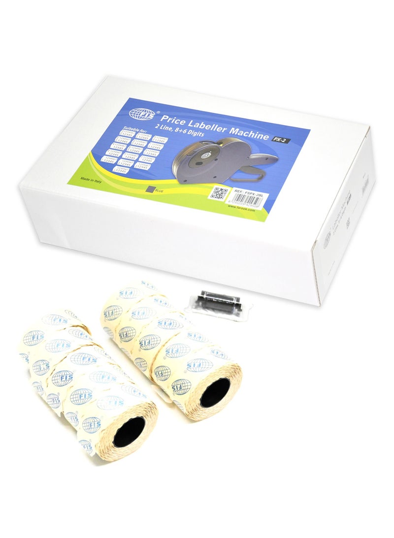 FIS ITALY. LAB.MACHINE 8-1BL FSPX22X12MM+INK ROLLER PRIKSM (SET) - Image 2