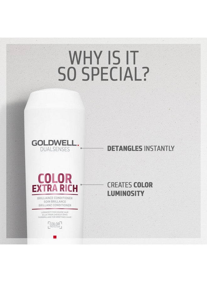 Goldwell Dualsenses Color Extra Rich Brilliance Conditioner, 10.1 Fl Oz (Pack of 1) - Image 3
