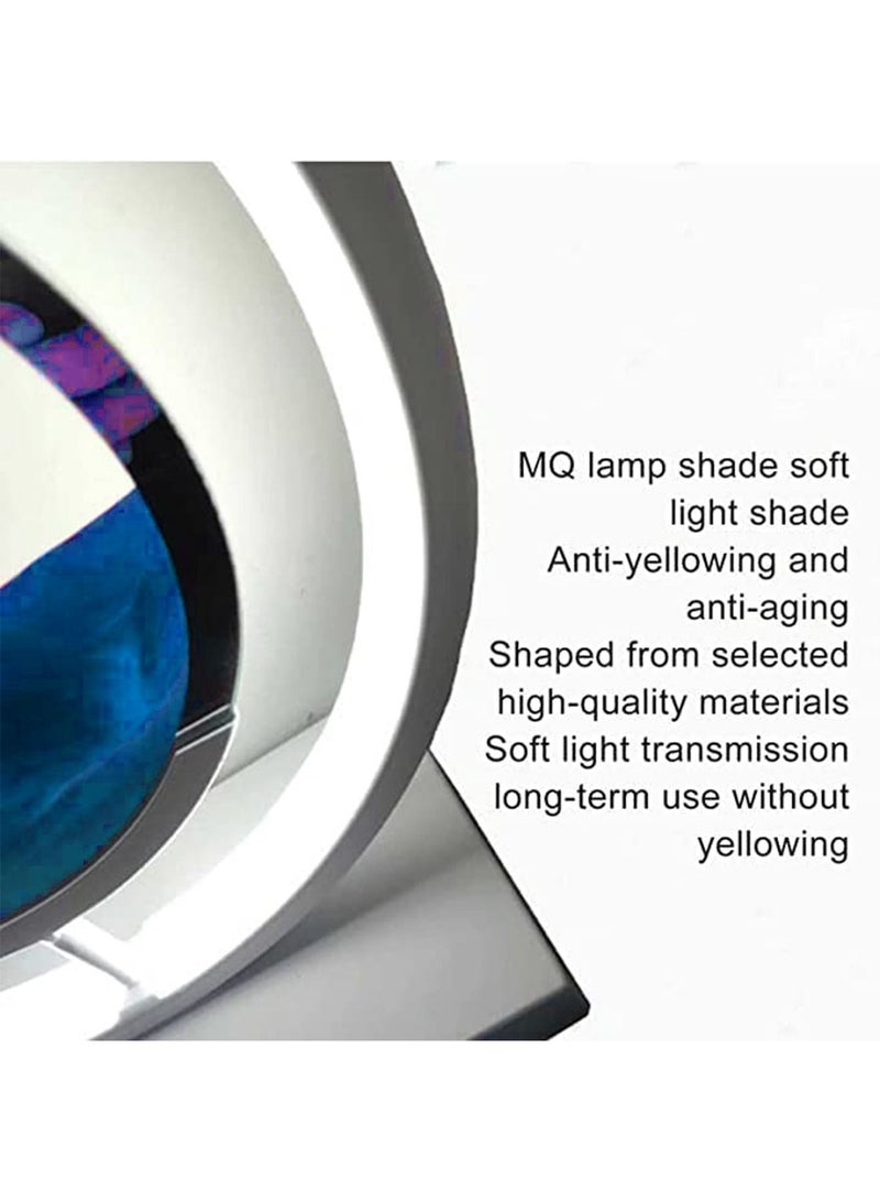 GT-Wheel Moving Sand Art LED Table Lamp 3D Deep Sea Motion Display  - Image 2