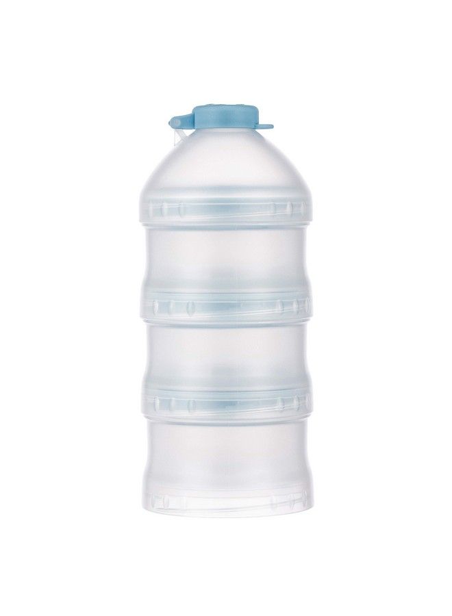 Twistlock Stackable Milk Powder Formula Dispenser And Snack Storage Containers Blue (Bpa Free)