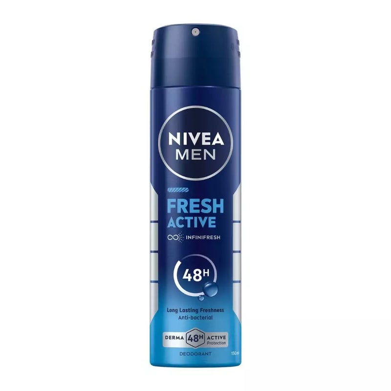 Nivea Men Fresh Active Infinifresh Body Deodorant For 48H Long Lasting Freshness- 200ml