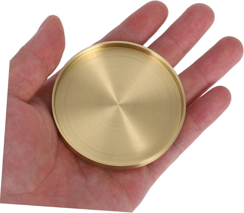 3pcs Brass Set - Tea Pads for Home Decor Non- Water Mug Mats Elegant Cup Insulation for Dining Tables - Image 4