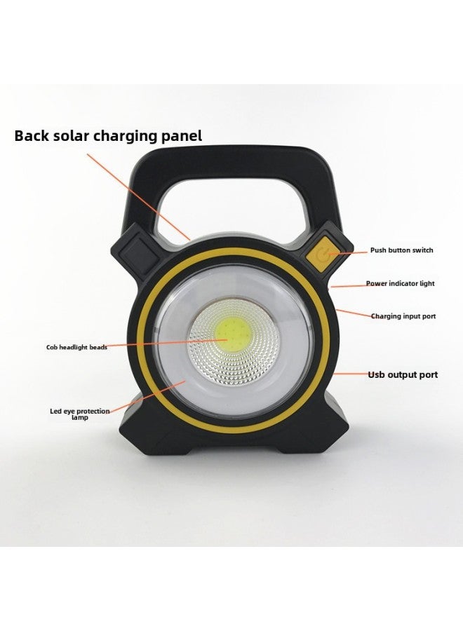 819 Outdoor Lantern Tent Lamp Solar Searchlight Camping Lamp Camping Lamp Plastic Portable Lamp Direct Sale-Color:LED Color Random - Image 5