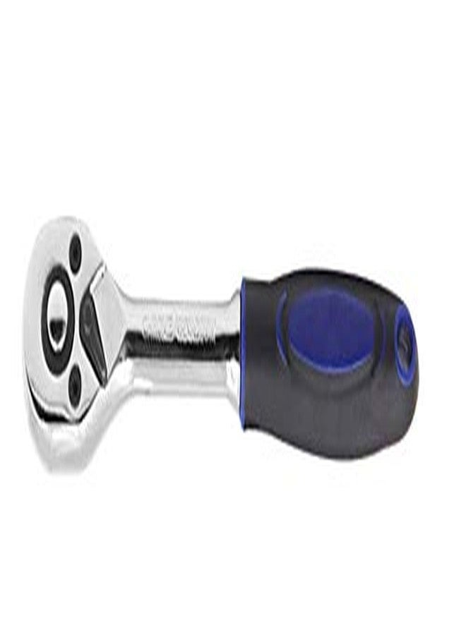 Digital Craft DigitalCraft 14wrench Heavy Duty Chrome 1/4" Drive Quick Release Teardrop Ratchet Handle Socket Wrench - Image 1