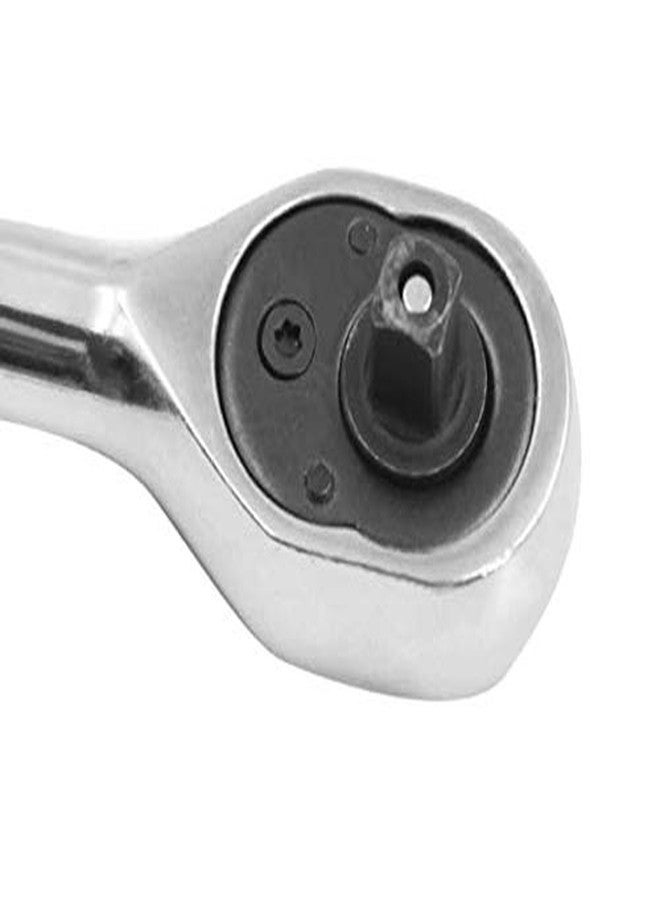 Digital Craft DigitalCraft 14wrench Heavy Duty Chrome 1/4" Drive Quick Release Teardrop Ratchet Handle Socket Wrench - Image 2