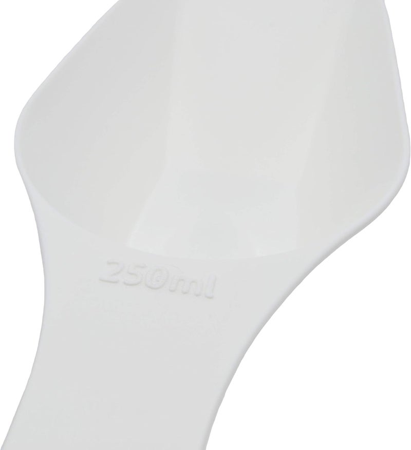 EISCO 6PK Scoops, 250ml (8.5oz) - Polypropylene Plastic - Flat Bottom - Excellent for Measuring & Weighing - Autoclavable - Image 4