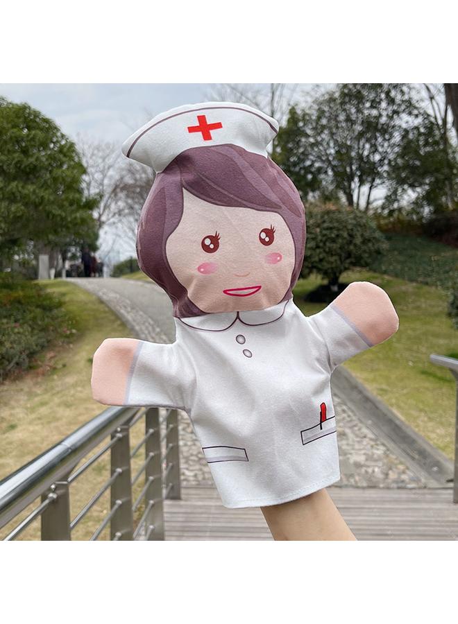 Bluejw New Professional Plush Toy Hand Doll Large Storytelling Performance Gloves Police Doctor Baby Comfort  - Image 3