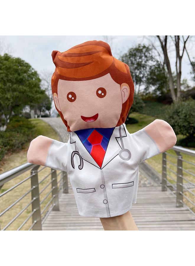 Bluejw New Professional Plush Toy Hand Doll Large Storytelling Performance Gloves Police Doctor Baby Comfort  - Image 5