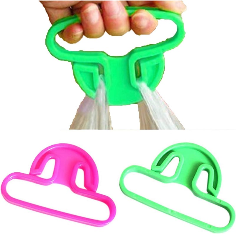 Plastic Shopping Bag Carrier Handle â Comfortable Hand Grip, Random Color - Image 4
