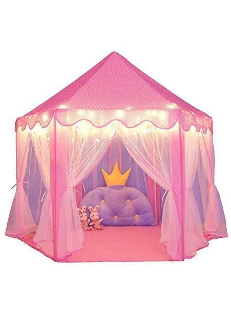 BLOOMING TIME Princess Tent Play House With Star Light for Baby - Image 1