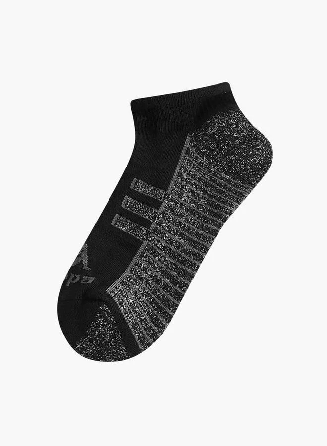 كابا طقم  جوارب كابا مخططة بطول الكاحل بنصف تيري