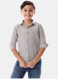 Andora Turn Down Collar Striped Boys Shirt  - Image 2