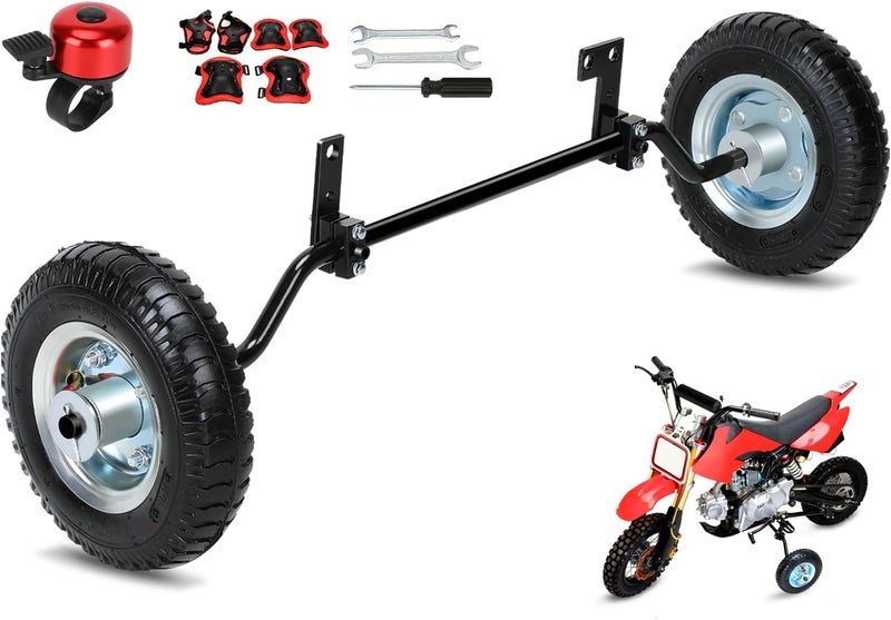 EOPOAYI Dirt Bike Training Wheels 50cc with Bell for Mini Pit Bikes - Image 1