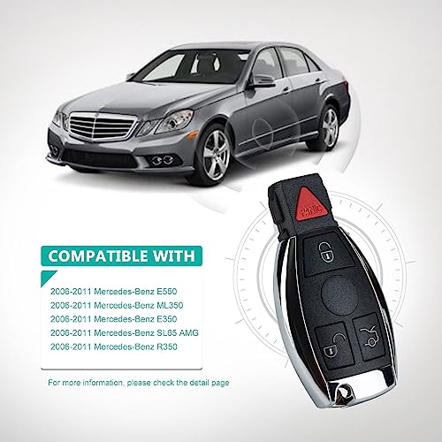AUTO KEY MAX Replacement for Mercedes-Benz IYZ3312 Keyless Entry Remote Car Key Fob Control ,FCCID:IYZ3312,by AUTOKEYMAX (Single) - Image 5