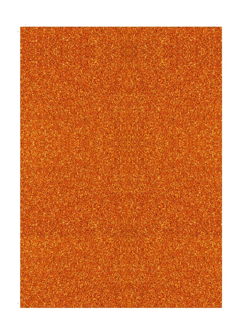 Terabyte GLITTER FOAM SHEET 50X70CM ORANGE - Image 2