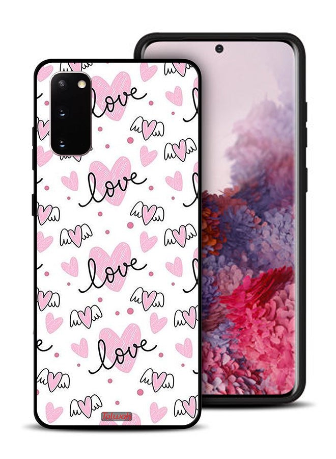 Tolwak Samsung Galaxy S20 Protective Case Cover Love And Heart Art Pattern - Image 1