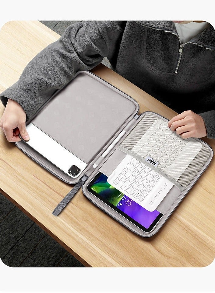 Tablet Sleeve Bag Carrying Case with Pocket Gray - Image 2