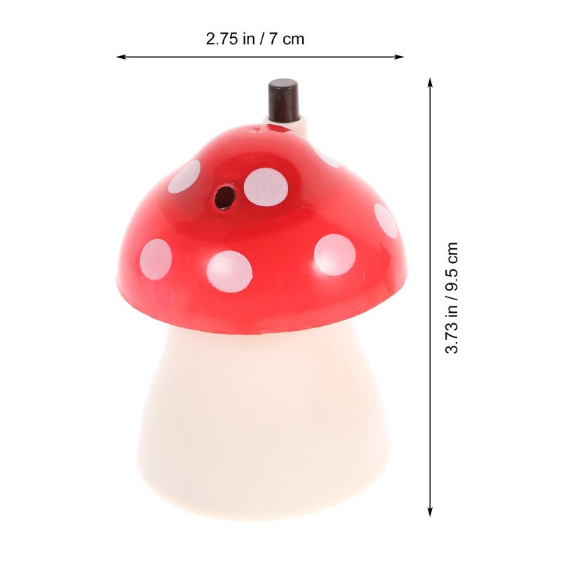 4 Pcs Red Mushroom Automatic Toothpick Dispenser Box Set For Kitchen Table - Image 3