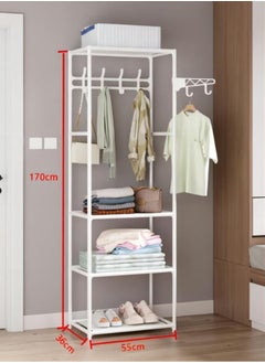 TNGames Coat and Shoe Rack White  - Image 2